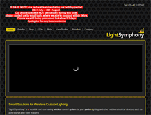 Tablet Screenshot of lightsymphony.com